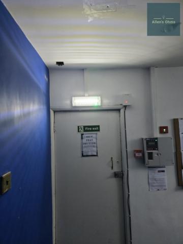 Red fire alarm call point