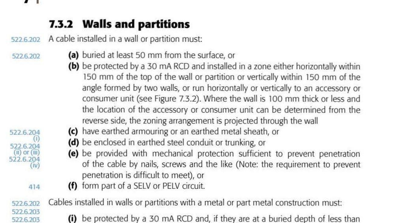 Safe Wiring Zones