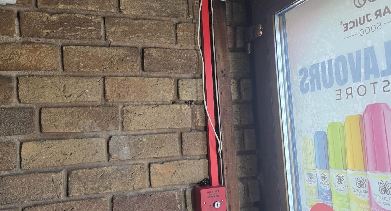Fire alarm switch